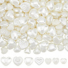 210Pcs 7 Styles ABS Imitation Pearl Beads OACR-PA0001-56-1