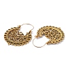 Alloy Hollow Out Flower Hoop Earrings EJEW-WH0011-12AG-2