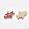 Alloy Airliner Pendants ENAM-S115-083B-2