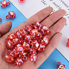 Transparent Crackle Acrylic Pendants LS-MACR-S373-63-L03-5