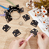 50Pcs House Shape Acrylic Bobbins OACR-OC0001-25A-3