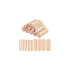  50Pcs 5 Style Solid Beech Wood Craft Sticks WOOD-NB0002-68A-7