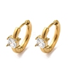Golden 304 Stainless Steel Hoop Earrings EJEW-K271-01A-G-1