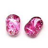 Spray Painted Acrylic Beads X-MACR-Q169-70-2