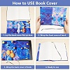 Polyester Book Covers OFST-WH0009-161-4