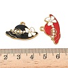 304 Stainless Steel Enamel Pendants STAS-I346-55G-3