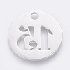 Non-Tarnish 304 Stainless Steel Pendants STAS-F233-15-P-2