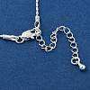 Brass Column Link Chain Necklaces NJEW-Q344-02S-3