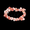 Cherry Quartz Glass Chips Stretch Bracelets BJEW-BB16534-G-2