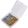 20Pcs 2 Colors 304 Stainless Steel Paperclip Chains Bracelets BJEW-BM0001-01-7
