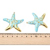 Ocean 304 Stainless Steel Enamel Pendants STAS-T076-08B-03G-3