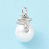 Shell Pearl Pendants KK-C004-09P-2