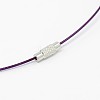 201 Stainless Steel Wire Necklace Cord TWIR-SW001-7-2