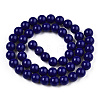 Opaque Solid Color Glass Beads Strands X-GLAA-T032-P8mm-03-3