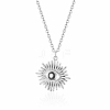 Stainless Steel Eye Pattern Pendant Necklace for Women Daily Wear SY1281-2-1