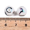 Christmas Opaque Glass Beads EGLA-R113-03D-3