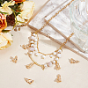 12Pcs Brass Pendants KK-BC0014-93-4