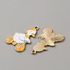 Alloy Enamel Pendants ENAM-CJC0015-15C-2