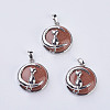 Goldstone Kitten Pendants G-K234-D18-1