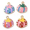 Alloy Enamel Pendants ENAM-A139-15G-1