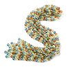 Electroplate Glass Beads Strands EGLA-D300-06-8mm-24-1