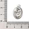 304 Stainless Steel Pendant Rhinestone Settings STAS-H225-04P-3