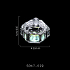 Hexagon Nail Art Glass Dappen Dish MRMJ-S047-029-1