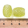 Transparent Resin European Jelly Colored Beads RESI-B025-01A-04-3