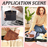2Pcs 2 Colors Vintage Leather Shrapnel Coin Pouches AJEW-CL0005-02-5
