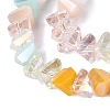 Mixed Styles Electroplate Glass Beads Strands EGLA-Q135-03A-C06-3