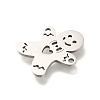 201 Stainless Steel Laser Cut Connector Charms X-STAS-R132-10P-2