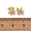 Rack Plating Flower Brass Beads KK-F873-26LG-2