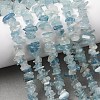 Natural Aquamarine Beads Strands G-E271-96A-01-1