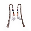 Mixed Gemstone Bookmark AJEW-C025-01-3