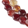 Natural Red Agate Beads Strands G-K359-C13-01-4