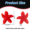 72Pcs 6 Colors Opaque Resin Decoden Cabochons RESI-HS0001-06-2