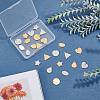 24Pcs 12 Style 304 Stainless Steel Pendants STAS-UN0024-37-4