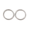 Tarnish Resistant 304 Stainless Steel Saw Cut Open Jump Rings STAS-N015-04-10x1mm-4