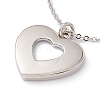 Sublimation Blank Aluminum Pendant Necklace LS-NJEW-E020-01P-02-2