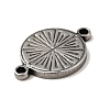 Tibetan Style 304 Stainless Steel Connector Charms STAS-G278-15AS-3