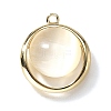 Brass Pendants KK-Q035-03G-1