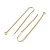 Alloy Stud Earring Findings FIND-WH0110-381G-2