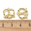 Rack Plating Brass Micro Pave Cubic Zirconia Pendants KK-L224-052G-3