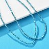 Natural Apatite Beaded Necklaces NJEW-JN02492-02-4