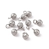 304 Stainless Steel Charms STAS-C059-11P-3