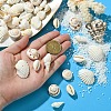 48Pcs 4 Styles Natural Shell Beads BSHE-YW0001-06-3