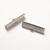 316 Surgical Stainless Steel Ribbon Crimp Ends STAS-K101-02-25mm-2