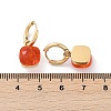 304 Stainless Steel Glass Hoop Earrings EJEW-Z089-30G-5