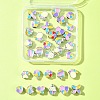 33Pcs 11 Styles CCB Plastic Large Hole Beads CCB-FS0001-12-7