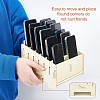 12-Grid Wooden Cell Phone Storage Box CON-WH0094-04B-3